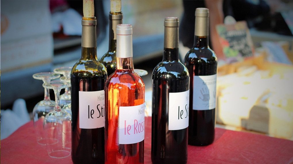 marché des producteurs - Domaine de la Massane (vin bio Bédoin Mont Ventoux)